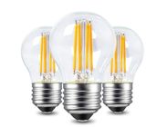 Ampoules économiseuses d'énergie G45 du filament LED de 2-4w 30000 heures de durée