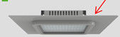 Ip65 imperméable a mené des lumières d'auvent pour le CE RoHS de puissance de lumière de la station-service 30w