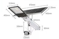 Panneau solaire extérieur de réverbères de la route LED avec le moniteur AL Material