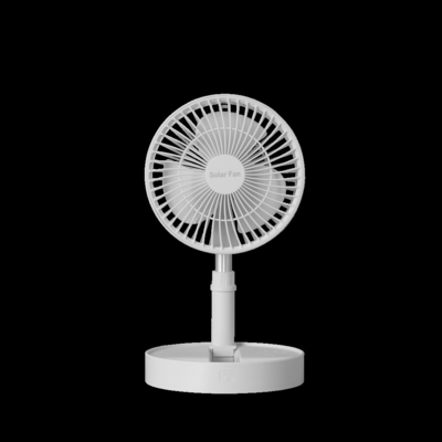 Fan escamotable portative avec la lumière de nuit pliant la batterie sans fil 5200mah d'ABS petite