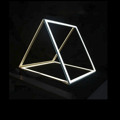 Design de bricolage 595x595 Éclairage intérieur de bord LED Éclairage de cadre de panneau en retrait pour le centre commercial de bureau