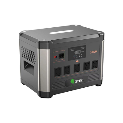 Alimentation de véhicule de grande capacité 2000w avec plusieurs méthodes de charge