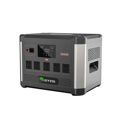 Alimentation de véhicule de grande capacité 2000w avec plusieurs méthodes de charge