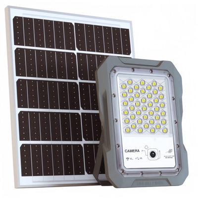 CCTV de haute qualité 100w 200w 300w 500w 800w Lumière de sécurité murale avec 1440P Caméra à usage extérieur