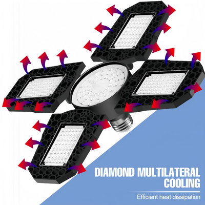 E26 E27 Plein spectre Rouge Bleu Blanc chaud LED Coupe-coupe Grow Light pour la serre ou l'agriculture en intérieur