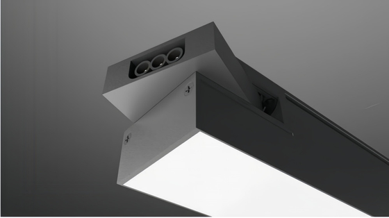 Combinaison gratuite LED Lumière linéaire jusqu'à 1000w avec connecteur pour immeuble de bureaux Centre commercial