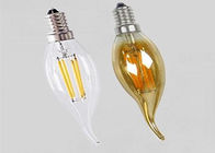 Ampoule du filament C35 LED 2 watts avec la queue, PCs en verre 4 d'ampoules de filament de cru