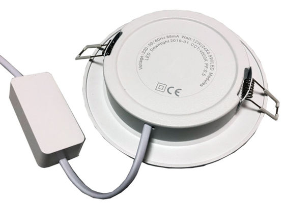 Le lieu de réunion a mené l'angle de faisceau rond mince de Downlight de panneau 100 degrés de conducteur Outside