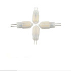 Ampoule LED G4 et G9 avec couvercle en PC blanc et entrée 2835 LED DC/AC12V pour lumière cristalline