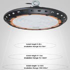 L'intense UFO en aluminium imperméable du luminosité ip65 100W 150W 200W a mené la lumière élevée de baie