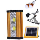 Éclairage solaire à LED avec batterie et connecteurs USB multifonction pour l'éclairage d'urgence
