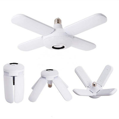 Quatre lampe de musique de la pale de ventilateur de feuille 20w Bluetooth, ampoules menées d'intérieur Cri80