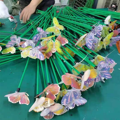 Lumière solaire de fleur de taille de Cri70 1m 1.2m pour le parc de vacances