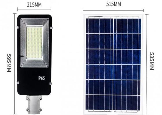 réverbère de rendement optimum de la puissance 60w IP65 de litht de panneau solaire de 6v 12w