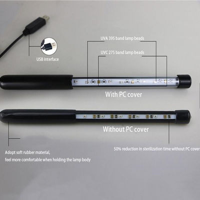 stérilisateur tenu dans la main mené UV-C d'OEM du câble 2W 5V de 20cm
