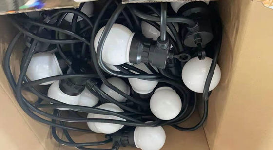 Lumière de bande actionnée solaire des vacances Ip65 de G50 G40 A60