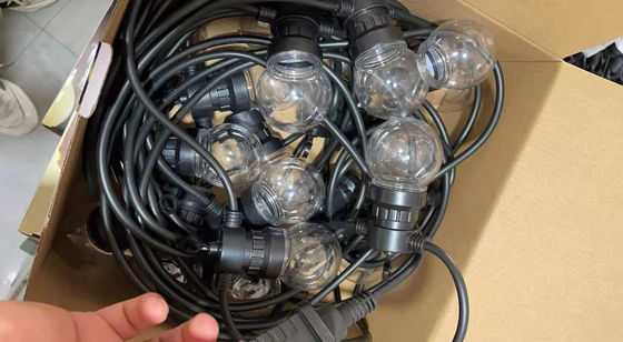 Lumière de bande actionnée solaire des vacances Ip65 de G50 G40 A60