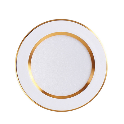 7w a mené le panneau rond Downlight Ac220-240v 7,5 pouces pour l'école et l'hôtel à la maison