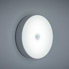 Lumière de nuit de conception ronde avec capteur de mouvement pour chambre à coucher lumière blanche 6000K