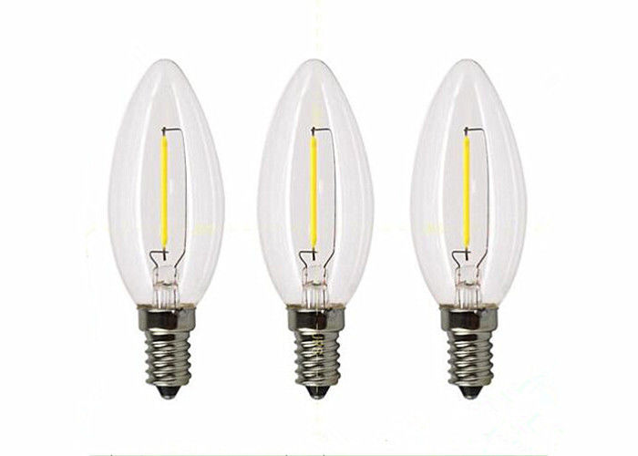 Ampoules de filament de bougie 4 watts, message publicitaire futé de l'ampoule E27 du filament 400LM